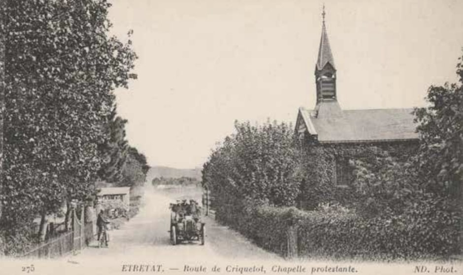 Route de Criquetot, Chapelle protestante - Photo Archives de l'association