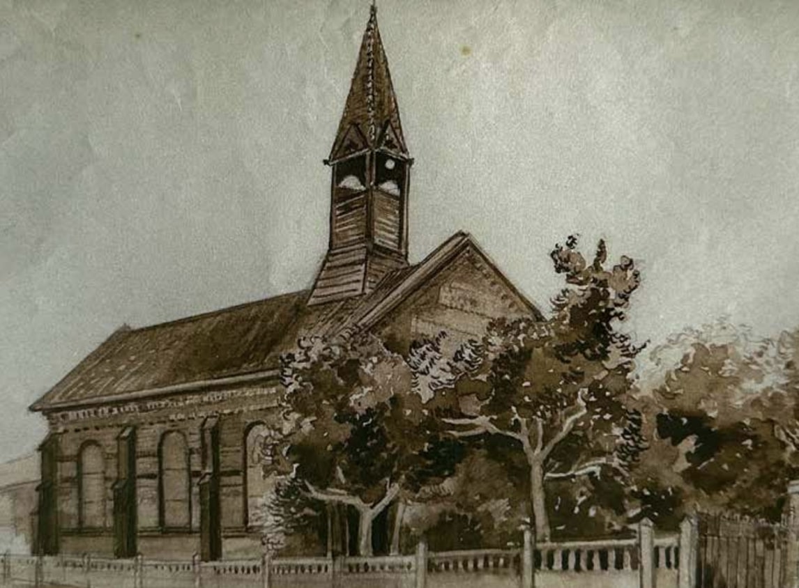 Temple d'Étretat - Photo Archives de l'association