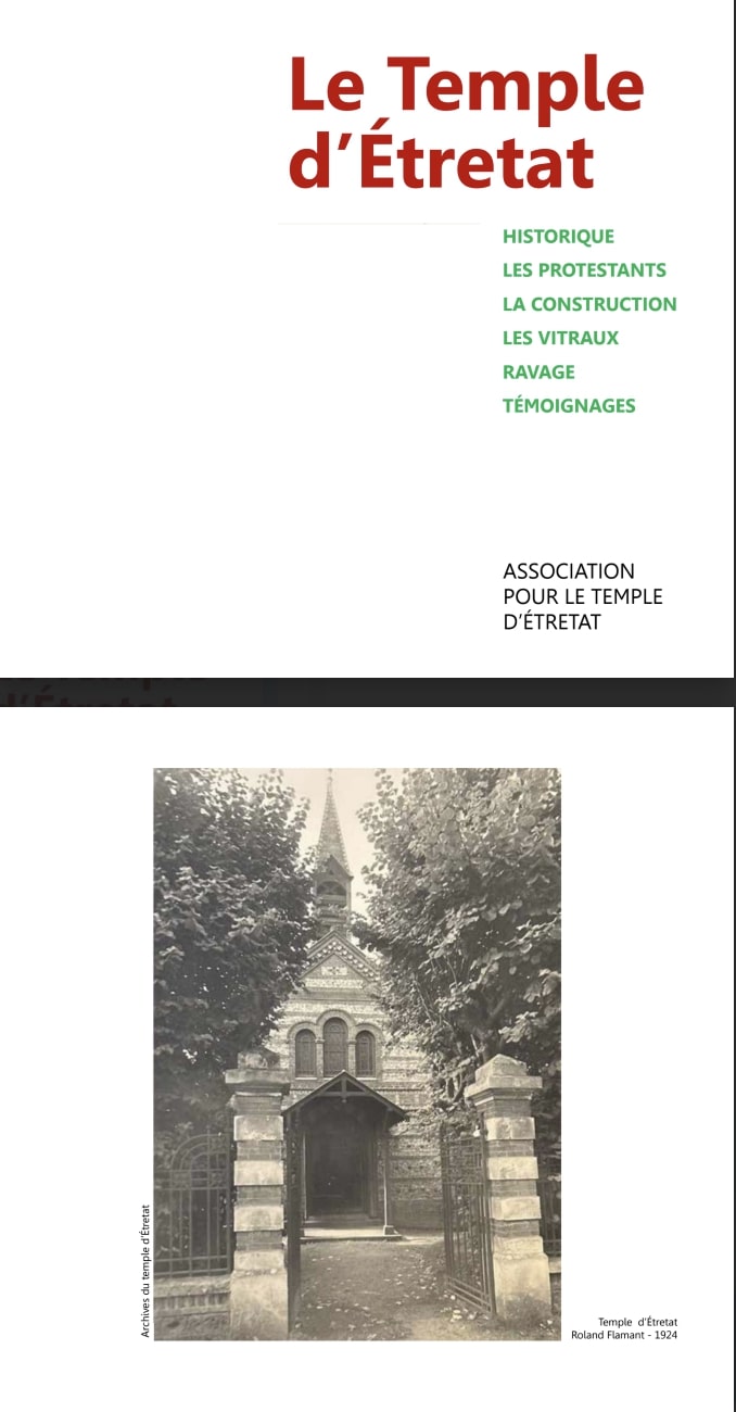 Couverture du livre sur le Temple d'Étretat